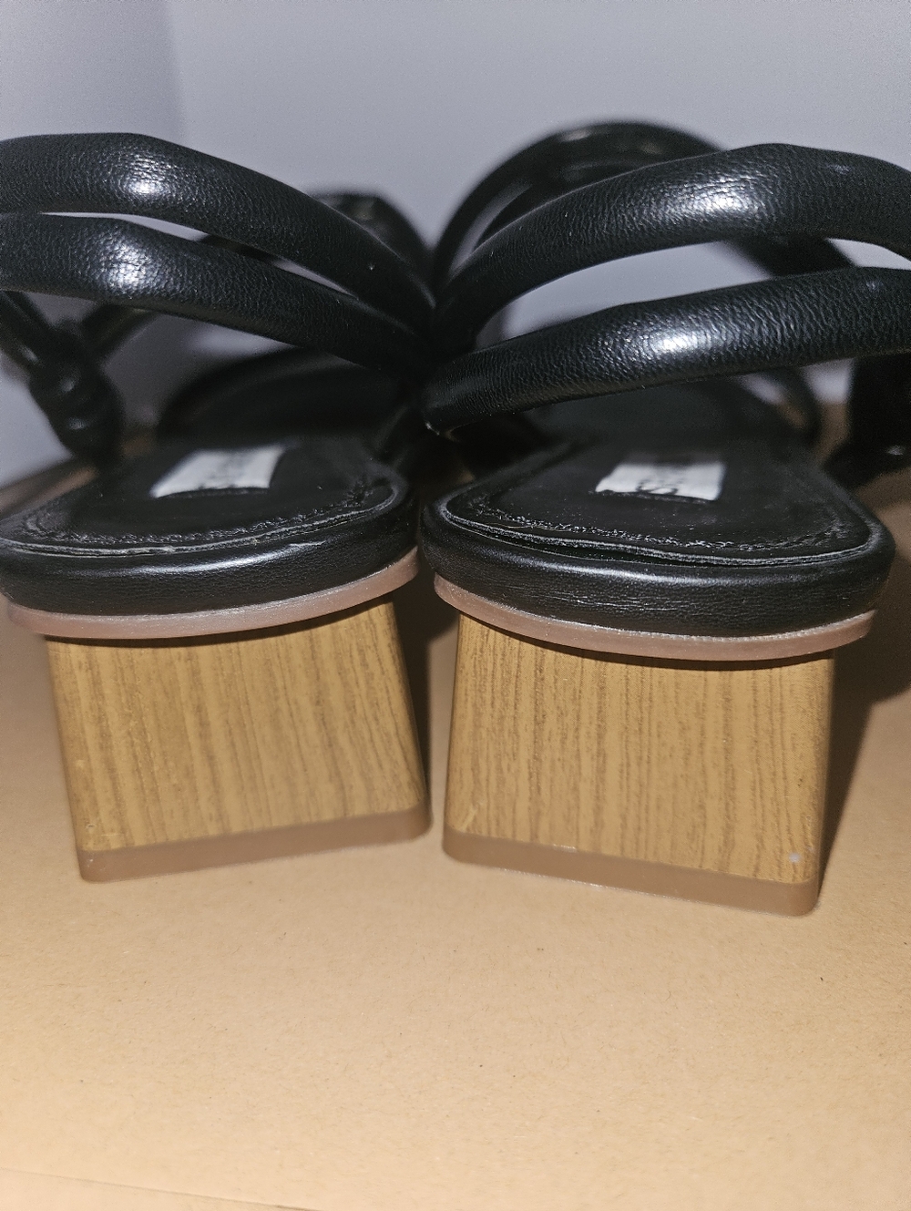 Steve Madden Black Hatti Strappy Sandals. NWOT. (BIN9) - Picture 5 of 8